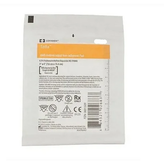 Telfa Compressa Não Aderente Com Phmb 7,6cm x11,4cm