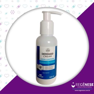 Dermaid Cream - Loção Hidratante é uma loção cremosa corporal antisséptica e hidratante de pH fisiológico que contribui para a manutenção da umidade da pele.
